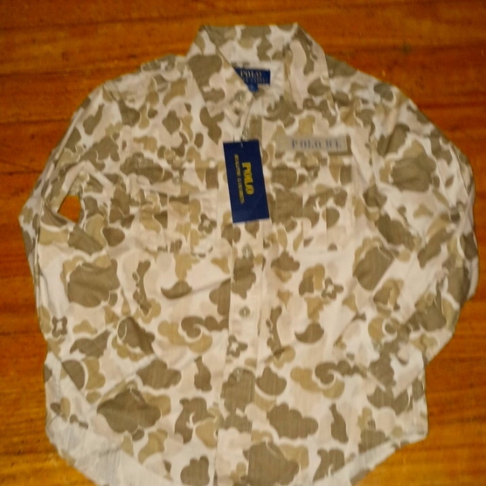 Ralph Lauren camo button down
